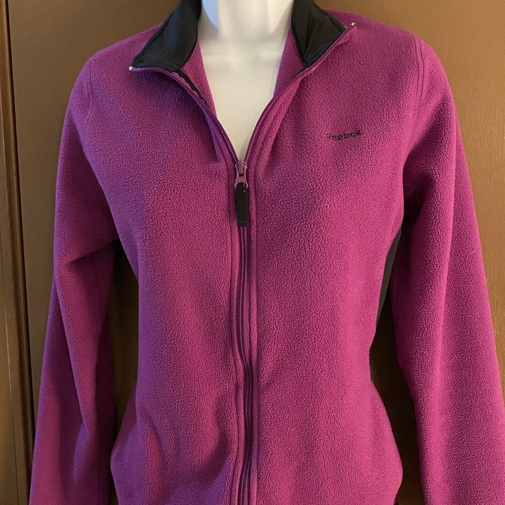 Reebok zip up sweater, great for running or for every day running errands.